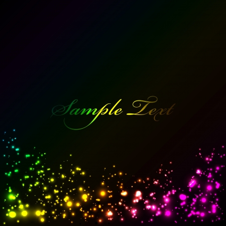 Vector background with colorful sparklersのイラスト素材