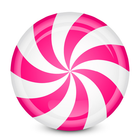 Vector illustration of peppermint candyのイラスト素材