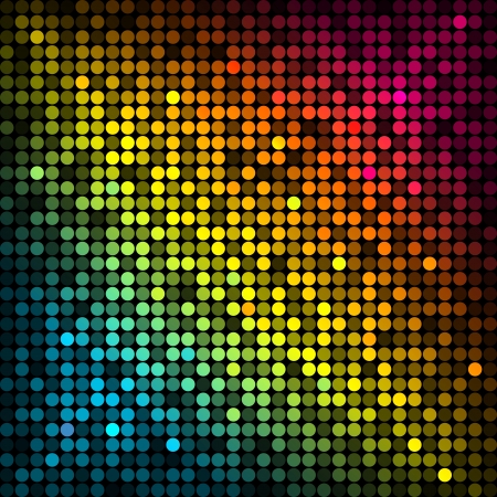 Vector background with colorful disco lightsのイラスト素材