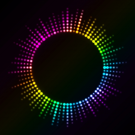 Vector colorful lightsのイラスト素材