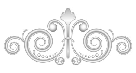 Vector silver vignetteのイラスト素材