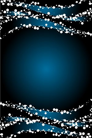 Vector blue background with snow decorationのイラスト素材