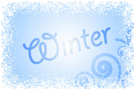Vector winter glassのイラスト素材
