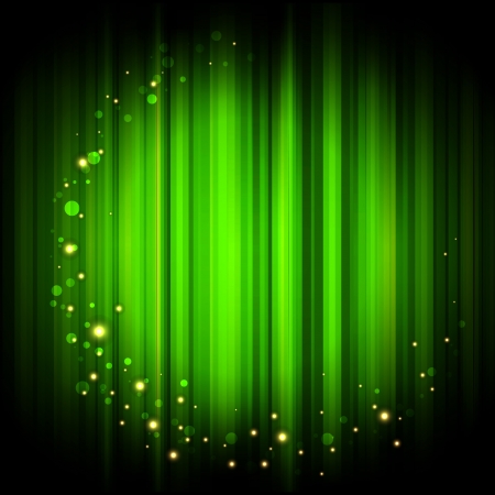 Vector red abstract background with gold lightsのイラスト素材