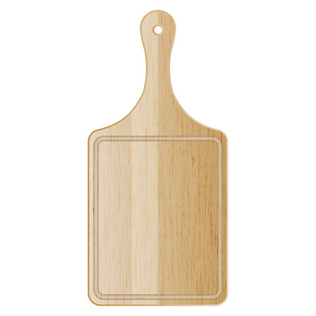 Vector illustration of wood cutting boardのイラスト素材