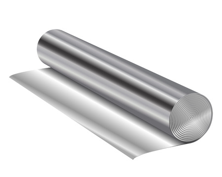 Vector illustration of aluminum foilのイラスト素材
