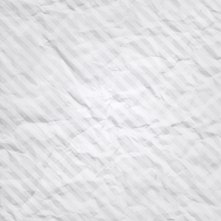 Vector crumpled  paper with stripesのイラスト素材
