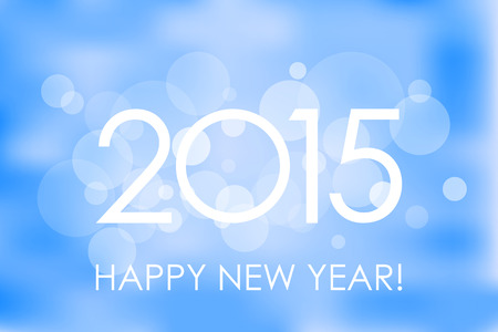 Happy New Year 2015 winter backgroundのイラスト素材