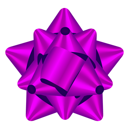 Vector illustration of purple bowの写真素材