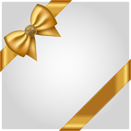 Vector luxury background with gold bowのイラスト素材