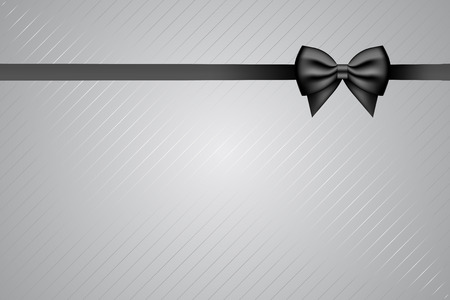 Vector background with black ribbonのイラスト素材