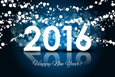 Vector 2016 - Happy New year backgroundのイラスト素材