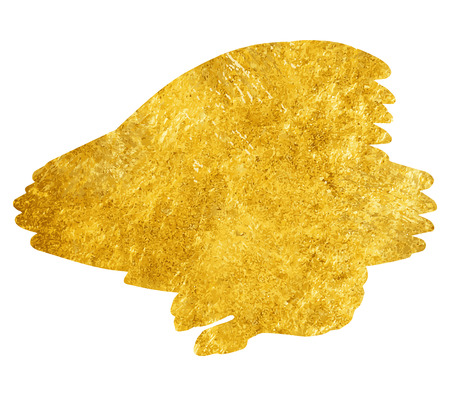 Vector illustration of gold painのイラスト素材