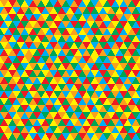 Vector colorful triangles patternのイラスト素材