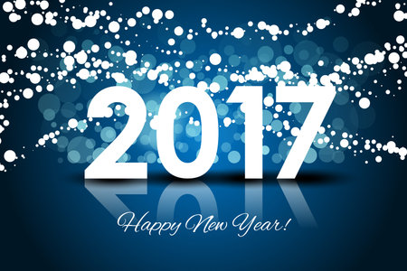 Vector 2017 - Happy New year background