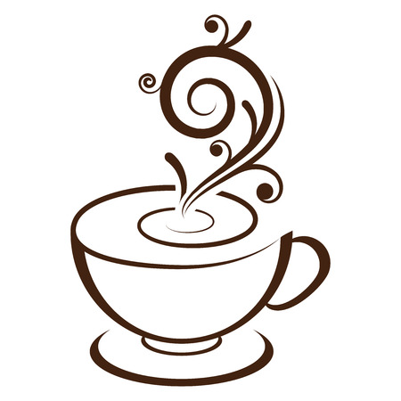 Vector icon of cupのイラスト素材