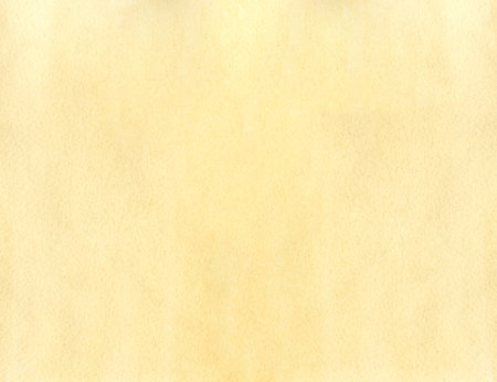 Yellow sand texture watercolor background. Hand drawn aquarelle Illustration for design composition in summer style. Art brush stain for create compositions to postcards, banners, posters, textileの写真素材