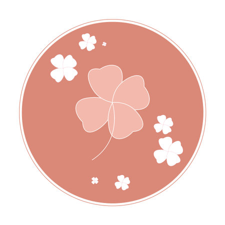 vector graphic icon emblem logo for business social media stories highlights, bloggers in pastel...