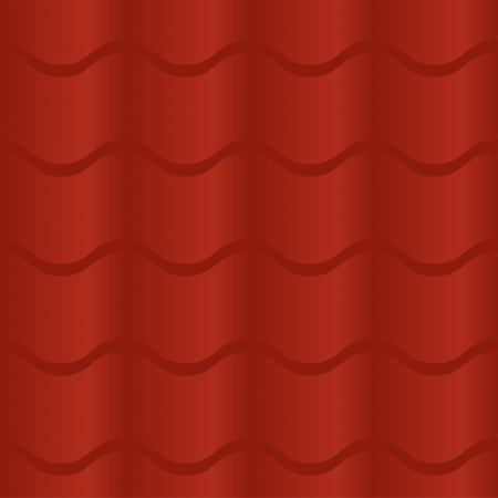 Seamless pattern of a roof tileのイラスト素材