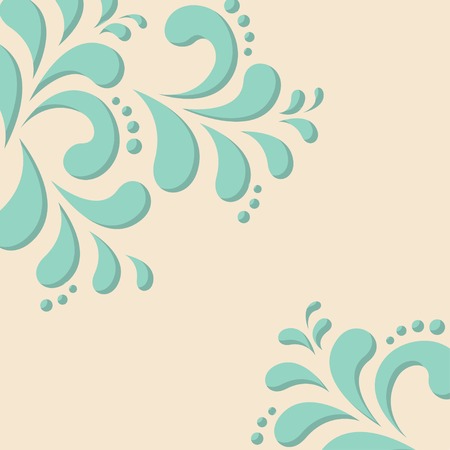 Abstract floral backgroundのイラスト素材