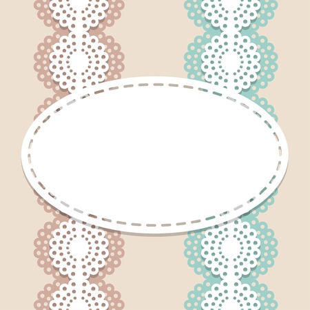 Seamless lace vector backgroundのイラスト素材