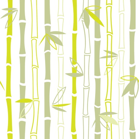 Green bamboo seamless patternのイラスト素材