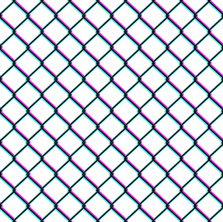 Chain-link fence seamless patternのイラスト素材