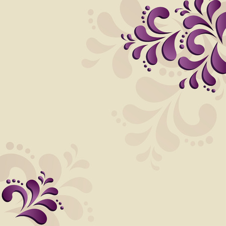 Abstract floral background in vintage colors. Vector illustrationのイラスト素材
