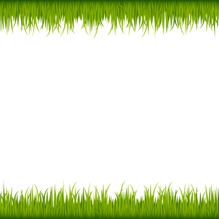Green grass frameのイラスト素材