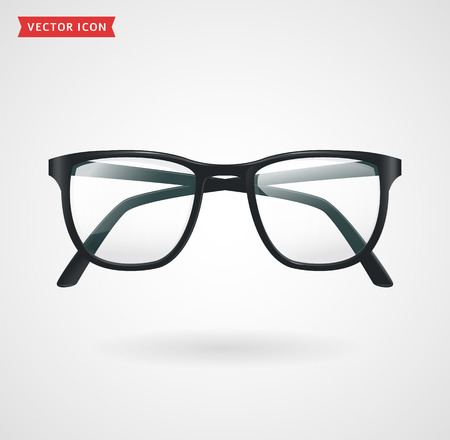 Glasses icon isolated on white background. Vector illustration.のイラスト素材