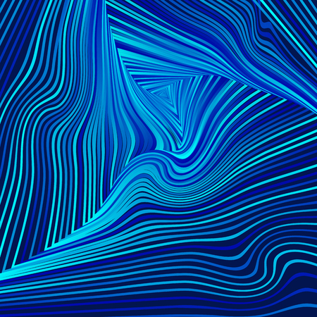 Abstract background. Vector wallpaper with blue stripes.のイラスト素材