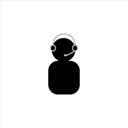 support, operator icon vector illustration, 10 epsのイラスト素材