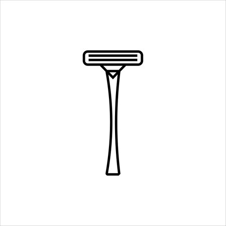 razor icon, vector, illustration, 10 epsのイラスト素材