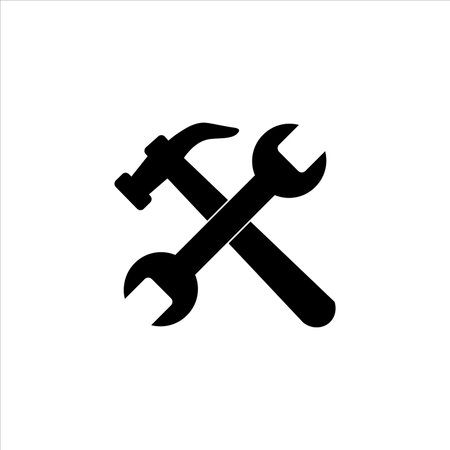 Repair tools icon, vector, illustration, 10 epsのイラスト素材