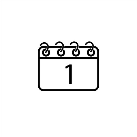 calendar icon vector illustration symbolのイラスト素材