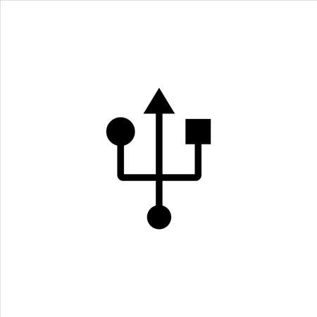 usb icon vector illustration symbolのイラスト素材