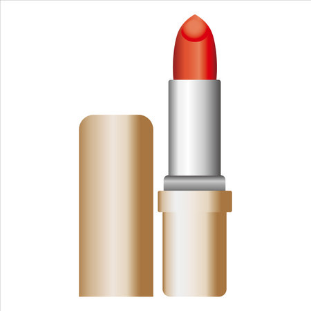 lipstick icon, vector, illustration, symbolのイラスト素材