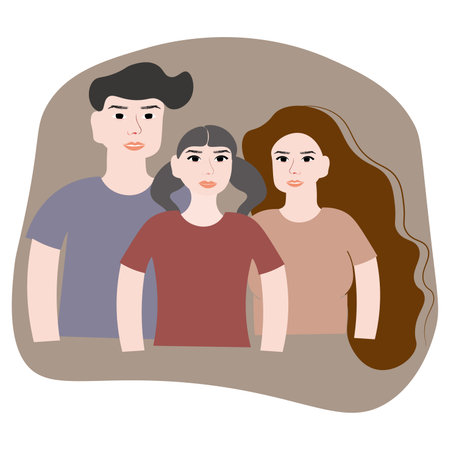 happy family icon vector illustration symbolのイラスト素材