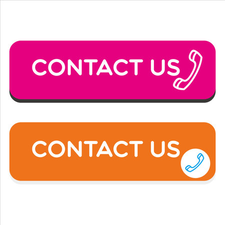 contact us button icon vector illustrationのイラスト素材