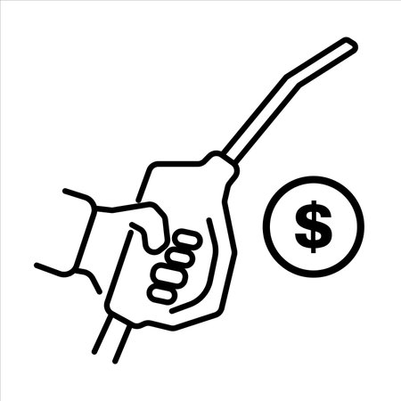 gas station icon vector illustration symbolのイラスト素材