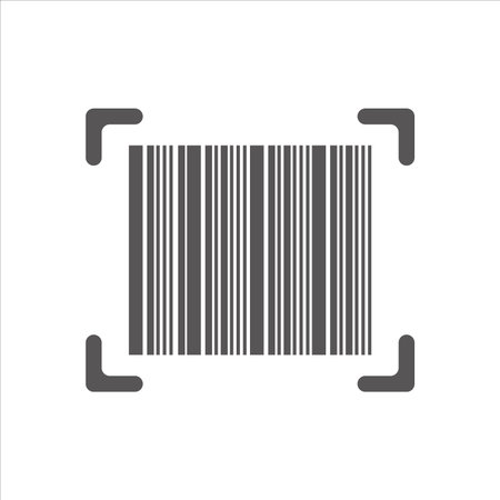 barcode icon vector illustration symbolのイラスト素材