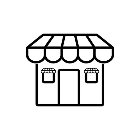 shop icon vector illustration symbolのイラスト素材