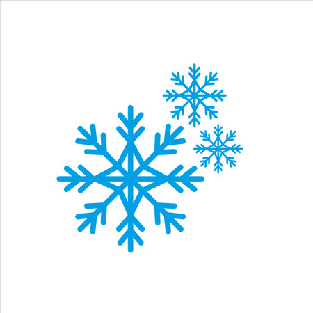 snowflake icon vector illustration symbolのイラスト素材