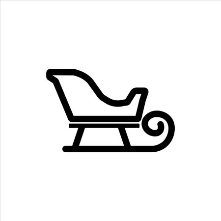 sled icon vector illustration symbolのイラスト素材