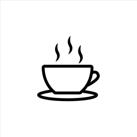 coffee cup icon vector illustration symbolのイラスト素材