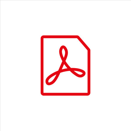 pdf file icon vector illustration symbolのイラスト素材