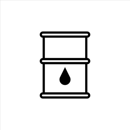 barrel of fuel icon vector illustration symbolのイラスト素材