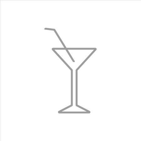 martini glass icon vector illustration symbolのイラスト素材