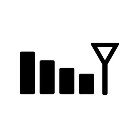 communication antenna icon vector illustration symbolのイラスト素材