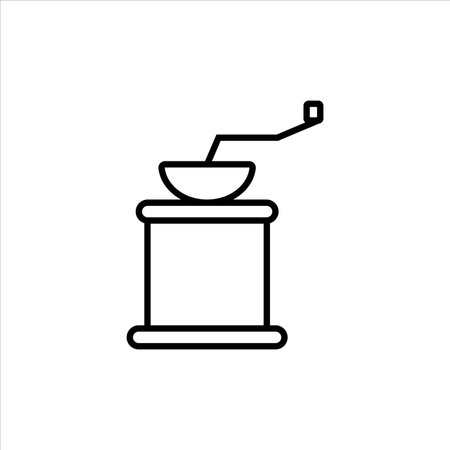 coffee grinder icon vector illustration symbolのイラスト素材